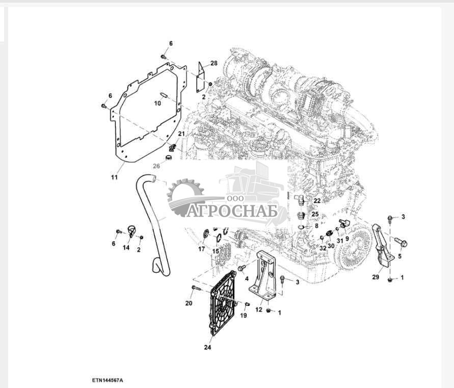 Крепления двигателя, Final Tier 4 